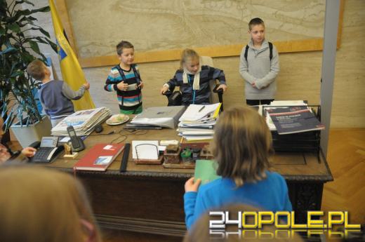 Dzieci z wizytą u prezydenta Opola