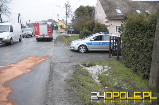 Volkswagen golf dachował w Osinach