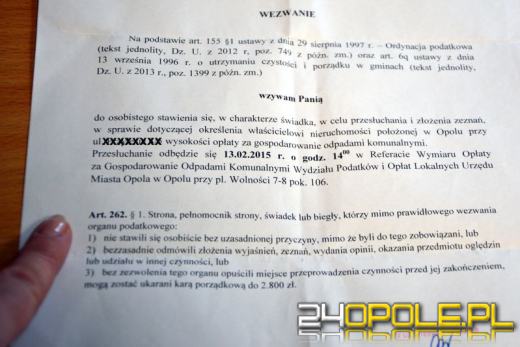 Ratusz: Mamy prawo przesłuchiwać opolan w sprawie śmieci sąsiadów 