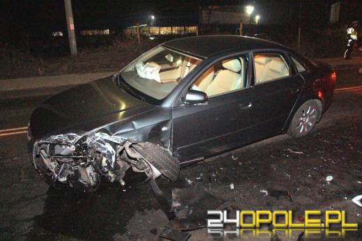 Trzy auta zderzyły się na ul. Popiełuszki