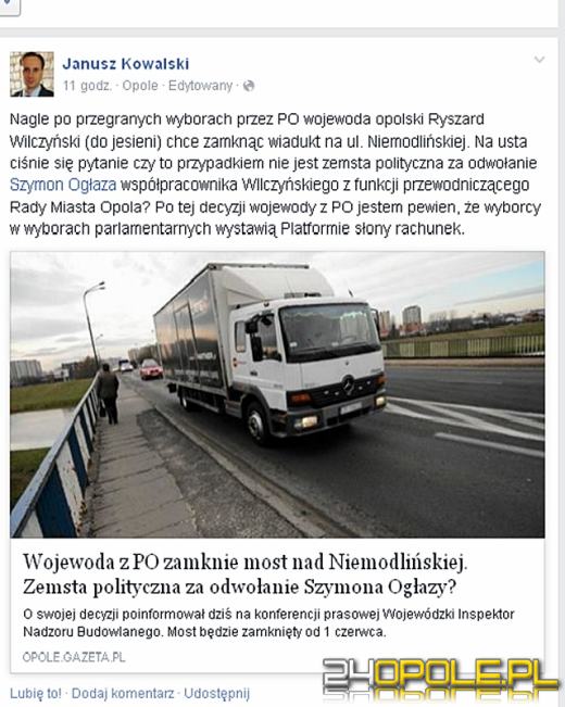 Wojewoda znieważony przez Janusza Kowalskiego? Sprawę zbada prokuratura.