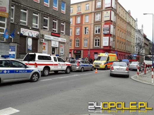 Wypadek w centrum Opola, ciężarna kobieta w szpitalu