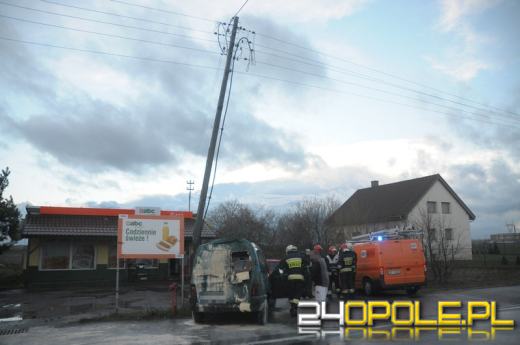 Wypadek na ul. Oświęcimskiej. Ciężarówka najechała na citroena.