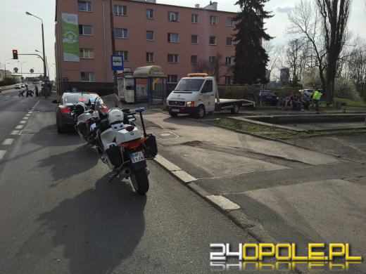 Kierowca audi wjechał w fontannę na Placu Kazimierza