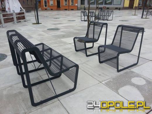 Mały Rynek się zmienia. Pojawiły się ławki, zazieleniły się drzewa.