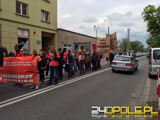 Niemiecka manifestacja antywojenna w centrum Opola