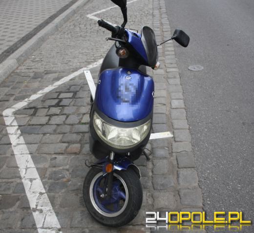 Motorowerzysta z 4 promilami wjechał w samochód
