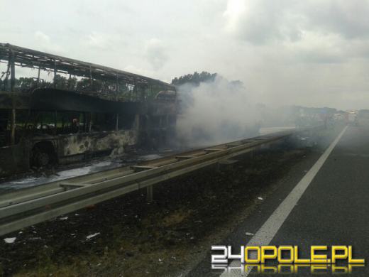 Karambol i pożar na A4. Dwie osoby nie żyją.