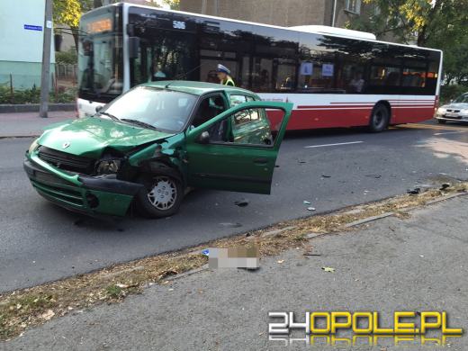 Wymuszenie pierwszeństwa przyczyną wypadku na ul. Luboszyckiej