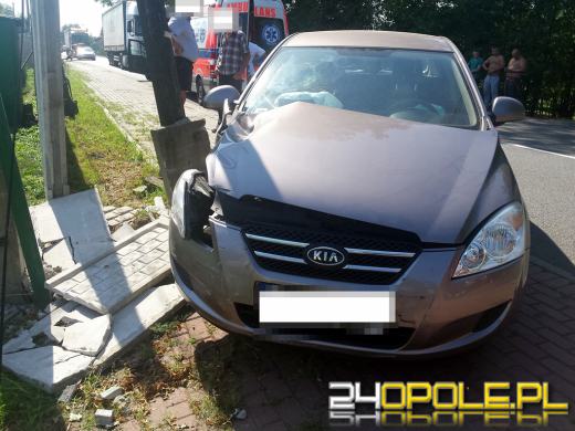 Dwie osoby ranne po wypadku pod Nysą