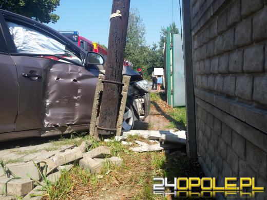Dwie osoby ranne po wypadku pod Nysą