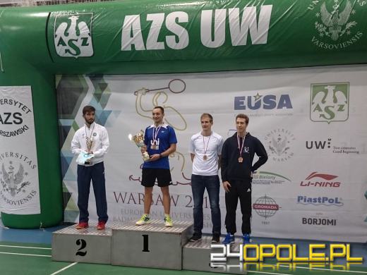 Cztery medale opolskich badmintonistów na Mistrzostwach Europy
