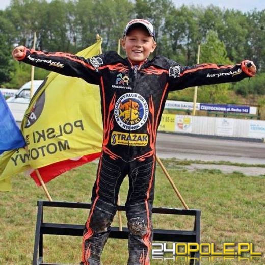 10-latek z Opola licencjonowanym miniżużlowcem!