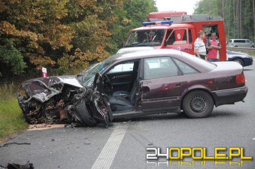 Cztery auta zderzyły się pod Ozimkiem