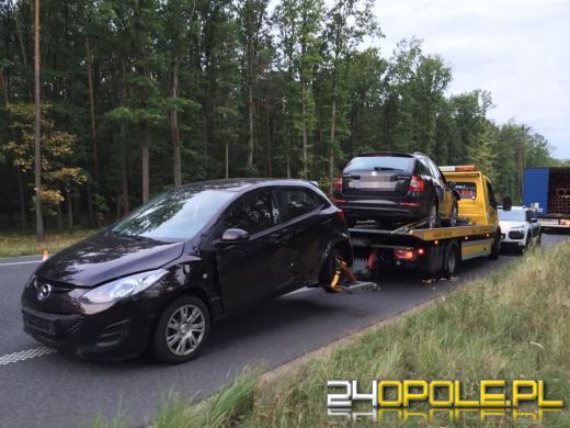 Cztery auta zderzyły się pod Ozimkiem