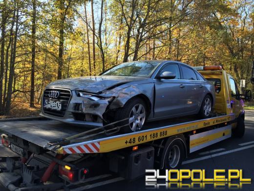 Zderzenie trzech samochodów na ul. Strzeleckiej