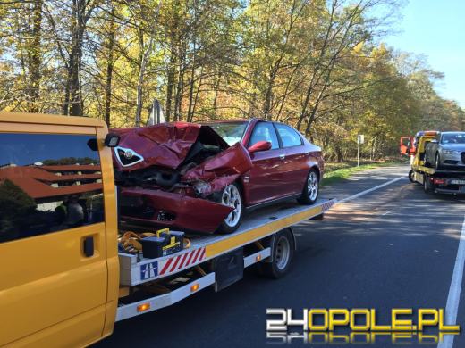 Zderzenie trzech samochodów na ul. Strzeleckiej