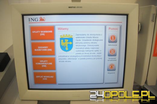 "Opłatomat" stanął w opolskim Ratuszu