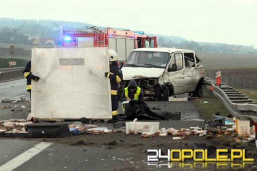 Tragiczny wypadek busa na A4