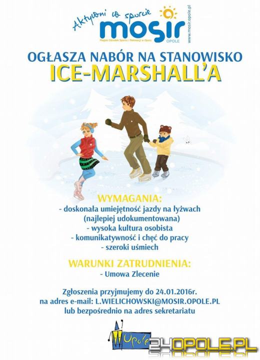 Potrafisz dobrze jeździć na łyżwach? Zostań Ice-Marshall'em!