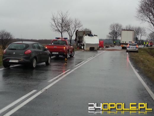 Tragiczny wypadek na drodze krajowej nr 45 pod Krapkowicami