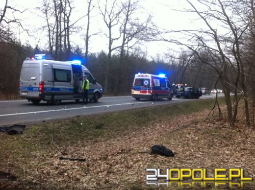 Wypadek podczas zawracania, dwie osoby ranne