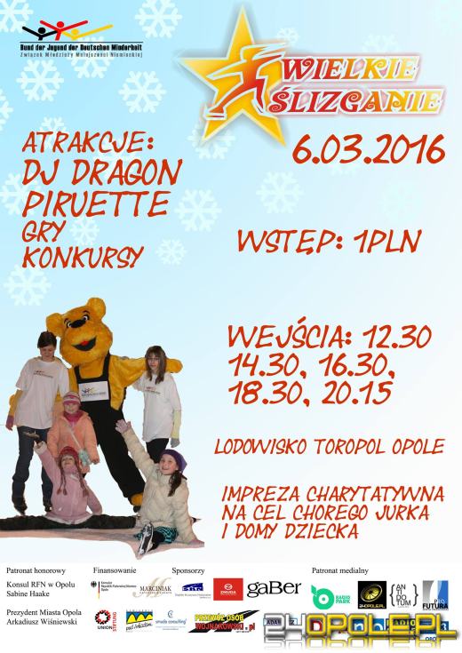 Już jutro Wielkie Ślizganie na lodowisku Toropol