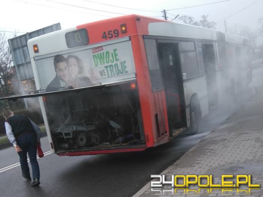 Kierowca ugasił pożar w opolskim autobusie MZK