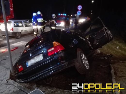 Volkswagen i BMW zderzyły się w Biskupicach