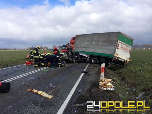 Tragiczny wypadek w Sarnowie. Jedna osoba zginęła, dwie są ciężko ranne.