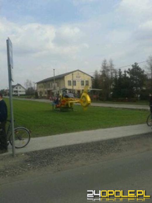 6-latek potrącony przez samochód. W akcji śmigłowiec LPR.