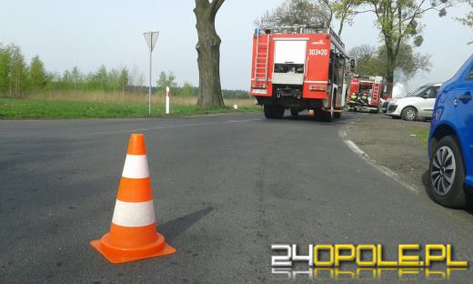 Renault zapaliło się podczas jazdy