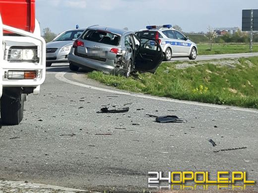 6 osób w szpitalu po wypadku na obwodnicy Grodkowa