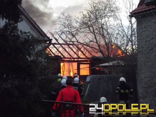 Pożar budynku gospodarczego w Przysieczy