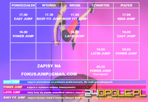 Szkoła tańca FOKUS zaprasza na FOKUS JUMP