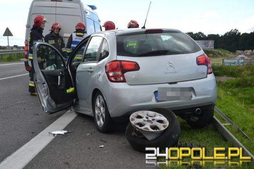 Dwie osoby ranne po wypadku na obwodnicy Opola