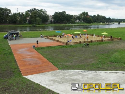 Miejska plaża nad Odrą oficjalnie otwarta