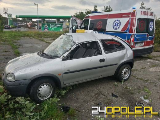 Dwa dachowania na opolskich drogach