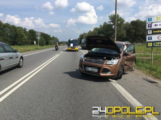 Trzy auta zderzyły się na obwodnicy Opola