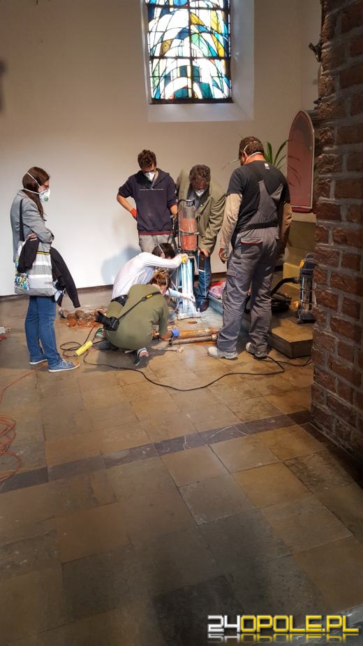 Podczas remontu katedry znaleziono ludzkie szczątki