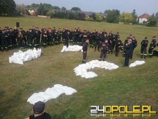 Strażacy-ochotnicy szkolili się na wypadek wystąpienia powodzi