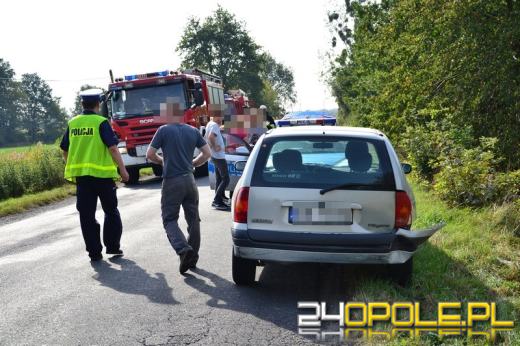 Trzy auta zderzyły się pod Niemodlinem
