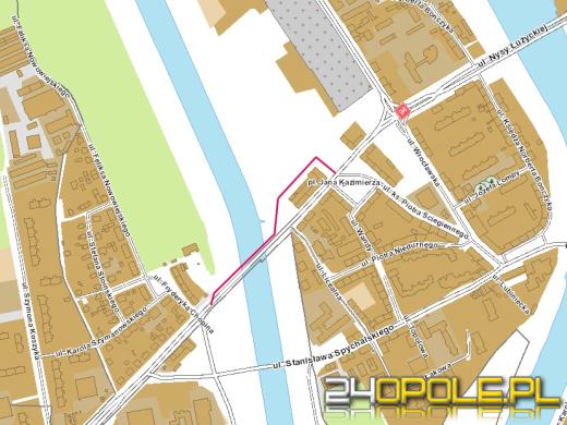 Most na ul. Niemodlińskiej zamknięty. Od dziś jeździmy kładką.