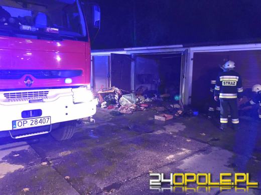 Starszy mężczyzna zginął w pożarze garażu