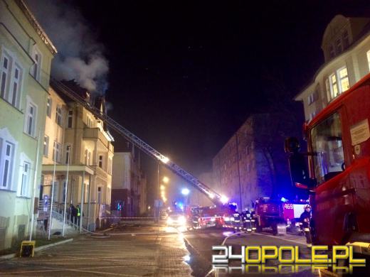  Pożar komendy policji w Nysie