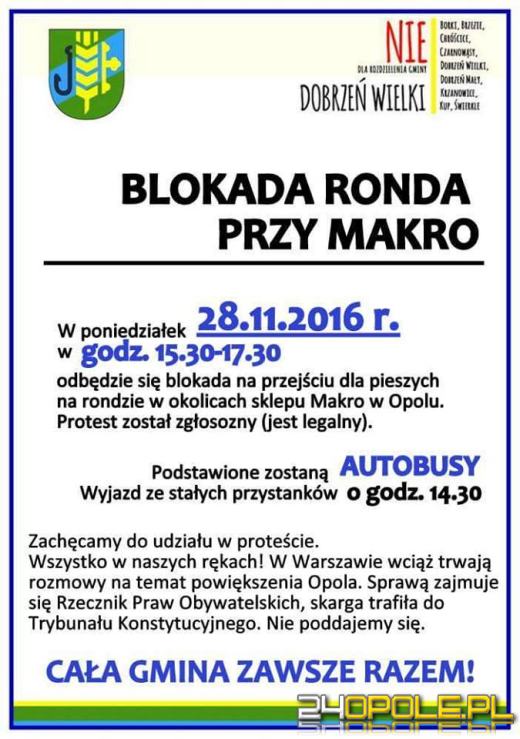 Uwaga kierowcy, jutro kolejna blokada obwodnicy przy Makro