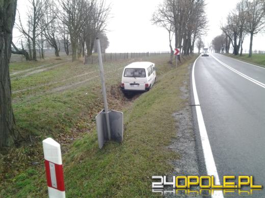 Zasłabnięcie przyczyną kolizji drogowej