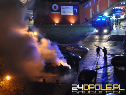 Pożar samochodu osobowego na Malince