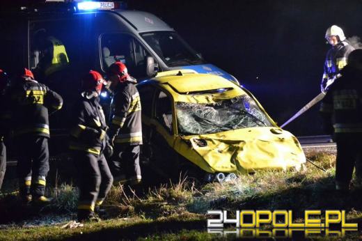 Dachowanie bmw pod Popielowem