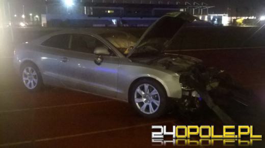 Pijany Serb wjechał audi na stadion lekkoatletyczny w Opolu